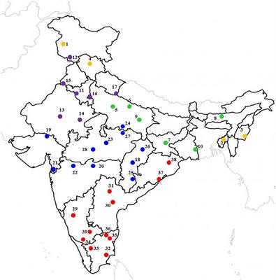 Multi-location evaluation of mungbean (Vigna radiata L.) in Indian climates: Ecophenological dynamics, yield relation, and characterization of locations